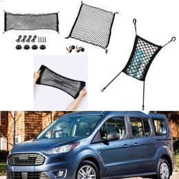 For Ford Transit Car Vehicle Black Rear Trunk Cargo Baggage Organizer Storage Nylon Plain Vertical Seat Net