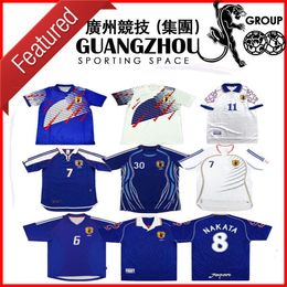 -96 98 99 00 01 06 Retro Version Japan Soccer Jerseys 1996 1998 1994 2006 Nanami # 9 Nakayama 2000 2000 Uniformes de fútbol de la Copa Mundial