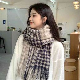 Han edition in female plover case ins winter joker lovers with male shawl warm scarf