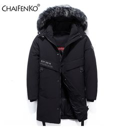 CHAIFENKO Brand Winter Warm Down Jacket Men Casual Windproof Thick Hooded Parkas Men Solid Fashion Cargo Windbreaker Coat Mens 201223