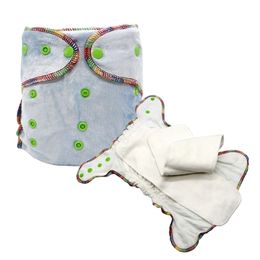 MABOJ Fitted Diaper Cloth Diapers Baby Care Bamboo Cotton Cloth Diapers Snap In One Bebe Washable Nappy Cover Reusable Nappies 201117