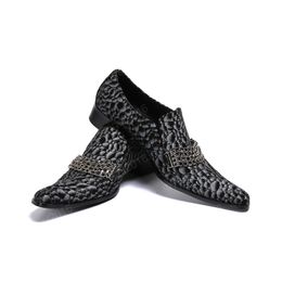 Spring genuine snake skin Leather Shoes Brogue Men Shoes Casual British Style Oxfords Fashion Dress Shoes For Men Oxfords