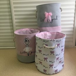 Foldable Laundry Basket for Dirty Clothes Toys canvas storag large baskets kids baby Home washing Organizer bag LJ201204