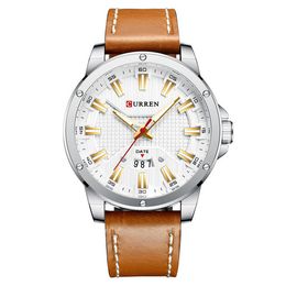 Mens Luxury Watch Quartz Leather Strap Fashion Multifunction Wristwatch 3ATM Waterproof Watches Sport Men Wristwatches Relogio