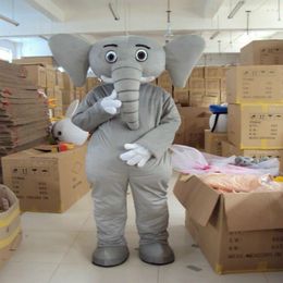 Mascot Costumes Elephant Animal Mascot Costume Fancy Adults Parade Suit Cartoon Dress Outfits Carnival Halloween Xmas Easter Ad Clothes