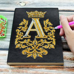 64 Pages A5 Notebook DIY Creative Special Shaped Diamond Painting Notebook Diary Book Embroidery Diamond Cross Stitch Craft Gift 201202