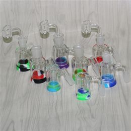 Smoking Accessories Glass ash catcher recycler reclaim ashcatcher 14mm 18mm Male Female percolator bowl adapter for Bong