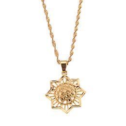 New Elegant Statement Sun Flower Pendant Necklaces For Women Bright Bride Wedding Party Jewellery