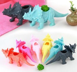 Plastic Dinosaur Animal Flower Pot for Cactus Succulent Plant Pot Bonsai Pots Container Planter Garden Decoration SN2178