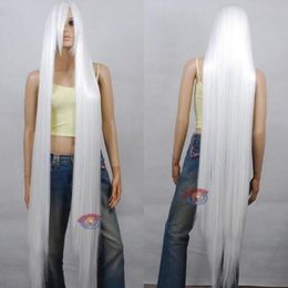 Wig 150cm Extra Long White Cosplay Wig - 60 inch High Temp - Cosplay Wigs