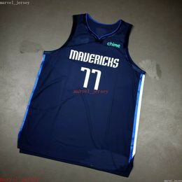 100% Stitched Luka Doncic Jersey navy XS-6XL Mens Throwbacks Basketball jerseys Cheap Men Women Youth