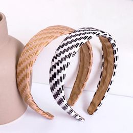 Leather Plain Sponge Padded Hairband Headband Hair Accessories