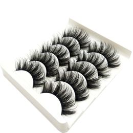 30 styles 5 Pairs 3D Faux Mink Hair False Eyelashes Natural Long Lashes Handmade Cruelty-free Criss-cross Eyelashes Makeup Tools