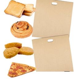2021 2pcs Toaster Bags for Grilled Cheese Sandwiches Made Easy Reusable Non-stick Baked Toast Bread Bags Baking Pastr fast ship
