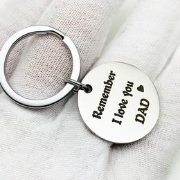 Mothers Day Gifts Keychain for Dad Mom from Daughter Son Remember I Love You Mom Birthday Gifts for Women Mommy Key Ring for Her