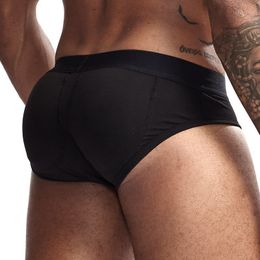 New Sexy Men's hips Padded Men Underwear Boxer Enhancing Hip Sponge Pad Underpants Breathable Men Boxers Shorts LJ201110