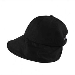 Hat Solid Colors Foldable Women Short Back Brim Fisherman Hat for Beach Outdoor sports wear G220311