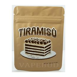 tiramisu Customised cookie bags 3.5g cali mylar california SF plastic smell proof zip lock packaging for