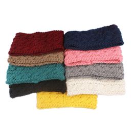 Scrunchies Headwear Women Knitted Headband Winter Sports Hairband Turban Yoga Sport Head Band Headbands Party Favor Gift LSK2078