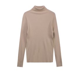 OUMENGKA Women Autumn Winter Casual Turtleneck Sweater Korean Style Cosy Knitted Warm Female Pullover Thumb hole Sweater 201030
