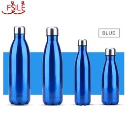 350/500/750/1000ml Double-wall Insulated Vacuum Flask Stainless Steel Water Bottle Cola Water Beer Thermos For Sport Bottle 201221