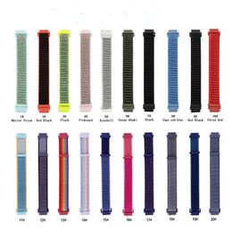 Nylon Fabric Strap Band for Fitbit versa 2 Huawei Galaxy Watch 20mm 22mm Xiaomi 5 12mm universal Smart Watchband 68 Colours