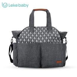 Lekebaby Mummy Maternity Diaper Large Nursing Travel Backpack Designer Stroller Baby Care Nappy Changing Bag LJ201013