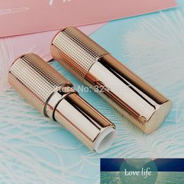 12.1mm Empty Plastic Cosmetic Lip Beauty Container/Tool, Rose Gold Makeup Lipstick Tube, Round Lip Rouge Refillable Package