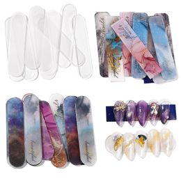 Acrylic Nail Tips Display Stand Professional False Nail Tip Orgainizer Strip For Nail Art Salon Colour Chart