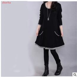 Women Casual Pregnancy Dress Maternity Dresses Winter Clothes for Pregnant Women Cotton Pregnant Clothing size M-XXL LJ201124