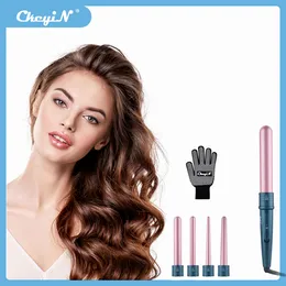 5 in1 Curling Iron Wand Hair Curling Temperature adjustable Iron Crimp Corrugation Styling Tools Hair Crimper Curler