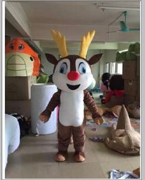 2019 Professional factory deer baby Mascot Costume Adult Halloween Birthday party cartoon Apparel