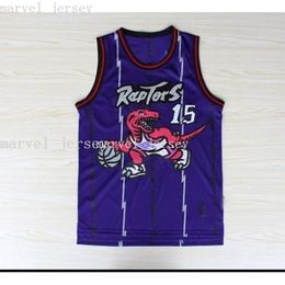 Stitched custom Carter15 Purple Sewn Basketball Jersey women youth mens basketball jerseys XS-6XL NCAA