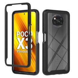 Rugged Armor Case for Xiaomi MI 10T Poco X3 NFC hybrid Phone cases cover for Redmi Note 9 Pro Note8 Note 10 Lite