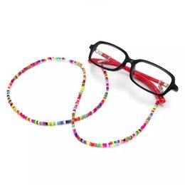 Fashion Geometric Beaded Glasses Chain Universal Anti-skid Holder Strap Rope Eyewear Cord