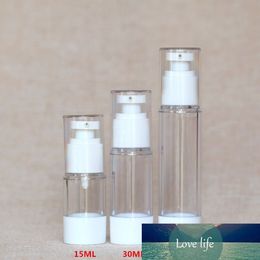 50pcs/lot 30ml Vacuum Pump Bottles AS Plastic Lotion Sub-Bottling With PP Serum Bottles Refillable Cream Airless Bottle