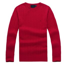 mens sweater crew neck mile wile polo mens classic sweates knit cotton winter womens Bottomed sweatshirts pullover