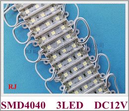 36mm*09mm SMD 4040 LED module 3 led light module for sign letter DC12V SMD4040 3led 0.9W 100lm IP65 energy saving