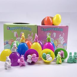 Easter Party Gift Box for Kids Stress Relief Cars Dinosaur Basket Stuffers Spring Party Hunt Eggs Toys