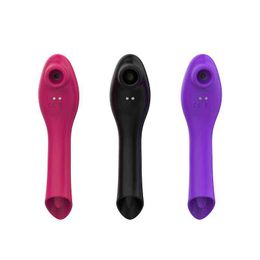 NXY Vibrators Multi Mode Powerful Suck Nipple Sucker Vibrator Silicone and Tongue Licking Sex Toy Body Massage 0104