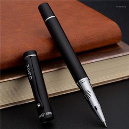 Ballpoint Pens MaBlack Business Pen 0.5mm Black/Blue Ink High Quality Metal For Student Gift Office Stationery Supplies1