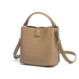 HBP The fashion crocodile grain Bucket bag handbags purses women joker single shoulder crossbody bags large capacity totes package HYT7099