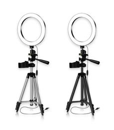 LED Selfie Ring Light With Tripod for Camera Live Stream Kit for YouTube Tiktok Video Photo Studio Photographic Lighting