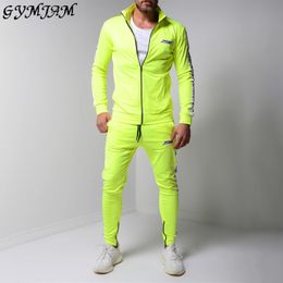 Streetwear fashion suits 2020 new outdoor brand clothing jackets plus men's trousers casual sportswear LJ201126