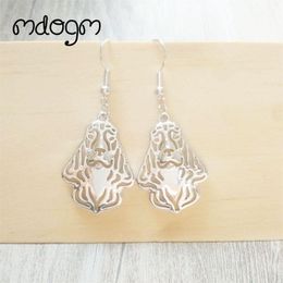 Dangle & Chandelier 2021 Cute Cocker Spaniel Dog Animal Pendant Drop Earrings Silver-Plate Funny Summer Metal For Women Girls Woman Ladies E