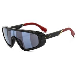 2021 Conjoined Watermark Sunglasses Colourful Frame Goggles UV400 Anti-ultraviolet Fashion Retro Gorgeous Sun Glasses 10 Colours Wholesale