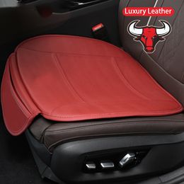 Fashion badge nappa Car seat cushion Suitable For Porsche Cayenne Macan panamera protection pad Autointerior decoration products covers
