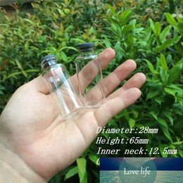 50 pcs 25 ml Small Injection Glass Bottles with Rubber Stopper DIY 28x65x12.5 mm Medical Glass Vials Storage Bottles