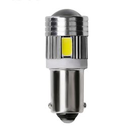 1PCS BA9S T4W T11 233 363 LED Bulbs 5630 6SMD Car Parking Light Interior Reading Lamps Motor Dome Bulbs White Blue Red Green 12V