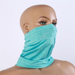 summer neck gaiter Australia - Scarves Scarf 2021 Summer UV Protection Neck Gaiter Sunscreen Breathable Bandanas For Men Women Drop1